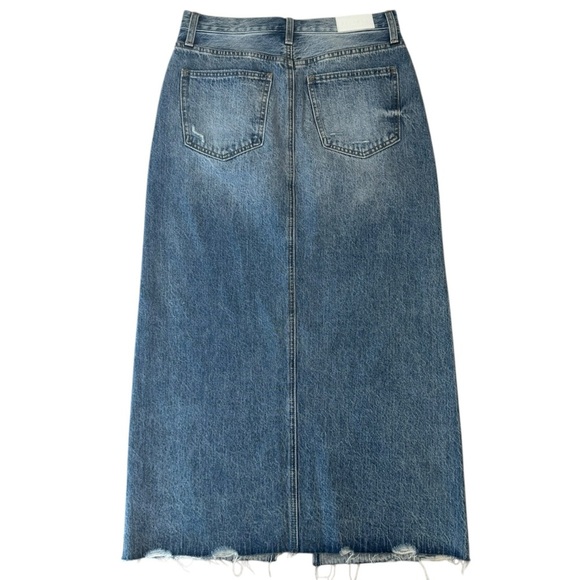 NWT Pistola Alice Denim Midi Skirt in Portrait Vintage Size 28 - Picture 5 of 11